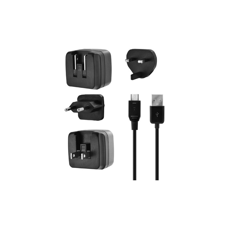 Bigben Interactive TRAVELCHARGER3A mobile device charger Universal Black AC Indoor