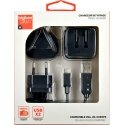 Bigben Interactive TRAVELCHARGER3A mobile device charger Universal Black AC Indoor Bigben Interactive TRAVELCHARGER3A mobile device charger Universal Black AC Indoor