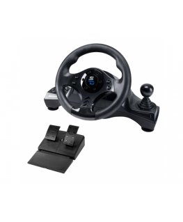 Subsonic SA5156-NG mängukontroller Must USB Juhtpult + pedaalid PC, PlayStation 4, Xbox One, Xbox Series X