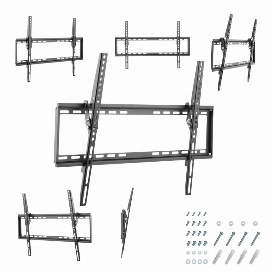 Gembird WM-70T-03 televizora stiprinājums 177,8 cm (70") Melns