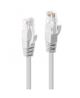 Lindy 48091 tīkla kabelis Balts 0,5 m Cat6 U/UTP (UTP)