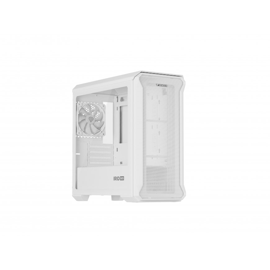 GENESIS Irid 503 Mini Tower Läpinäkyvä, Valkoinen – 3