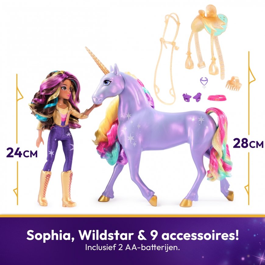 Unicorn Academy Sophia & Rainbow Light-up Wildstar – 3