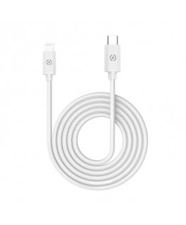 Celly USBLIGHTTYPECWH matkapuhelimen kaapeli Valkoinen 1 m USB C Lightning