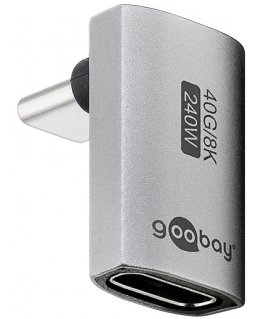 Goobay 74442 kabelių lizdinio / kištukinio jungčių tipo keitiklis USB-C Sidabras