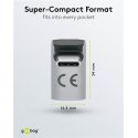 Goobay 74442 cable gender changer USB-C Silver