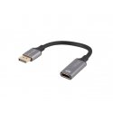 Lanberg AD-DP-HD-02 видео кабель адаптер 0,2 m DisplayPort HDMI Серебристый Lanberg AD-DP-HD-02 видео кабель адаптер 0,2 m DisplayPort HDMI Серебристый