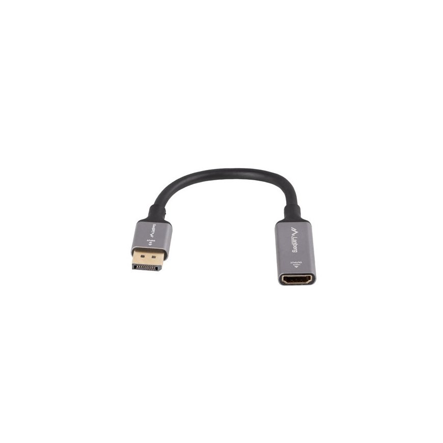 Lanberg AD-DP-HD-02 video cable adapter 0.2 m DisplayPort HDMI Silver – 2