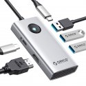 Orico PW11-5P USB-C Hub Docking Station 1x USB-A 3.0 + 2x USB-A