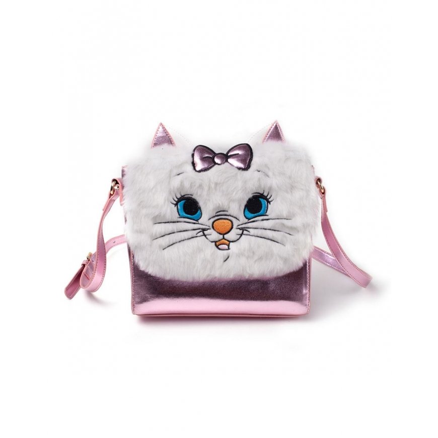 Disney Marie Shoulder Bag With Furry Flap Multi spalvos Moterims Krepšys per petį