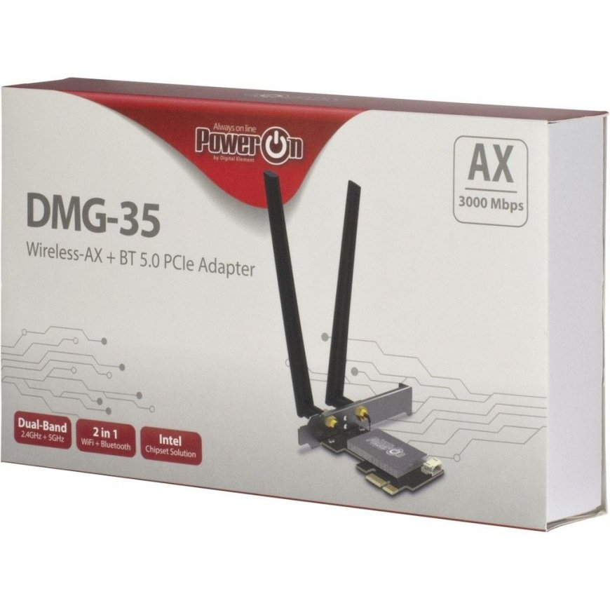 Inter-Tech DMG-35 Internal WLAN / Bluetooth 3000 Mbit/s – 5