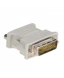 Akyga VGA-F/DVI-M DVI 24+5 Sinine, Valge
