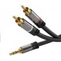 PREMIUMCORD cable, Jack 3.5mm-2xCINCH M/M 1.5m