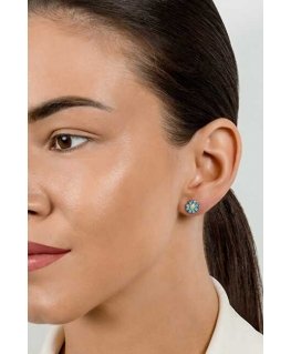 Brilio Silver Fun Silver Earrings Flowers EA710WLB
