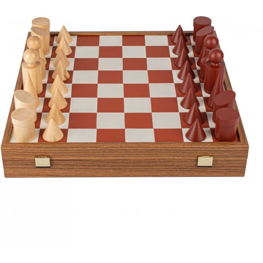 Manopoulos Bauhaus Style Chess Set 40x40cm With Pieces – 2