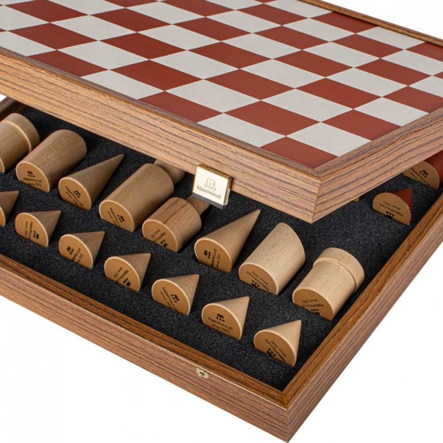 Manopoulos Bauhaus Style Chess Set 40x40cm With Pieces – 4