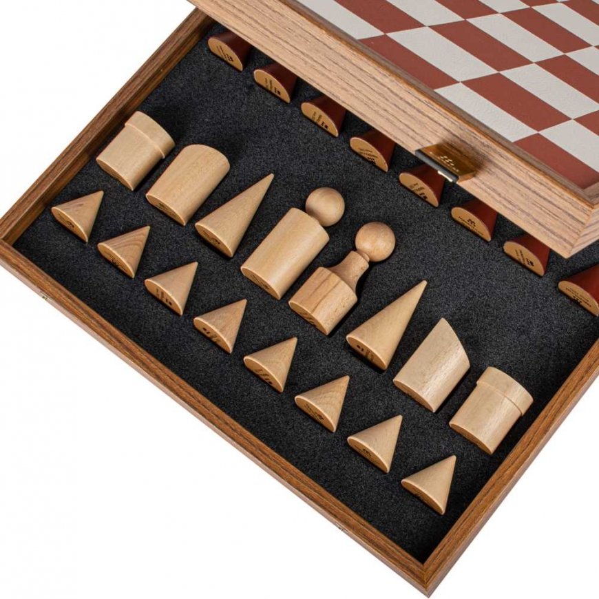 Manopoulos Bauhaus Style Chess Set 40x40cm With Pieces – 5
