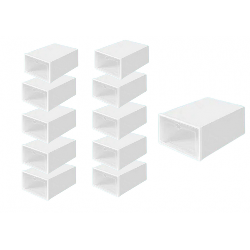 Lean Modulaarinen kenkätelineen tarvikkeet, 5 läpinäkyvää lokeroa – 3