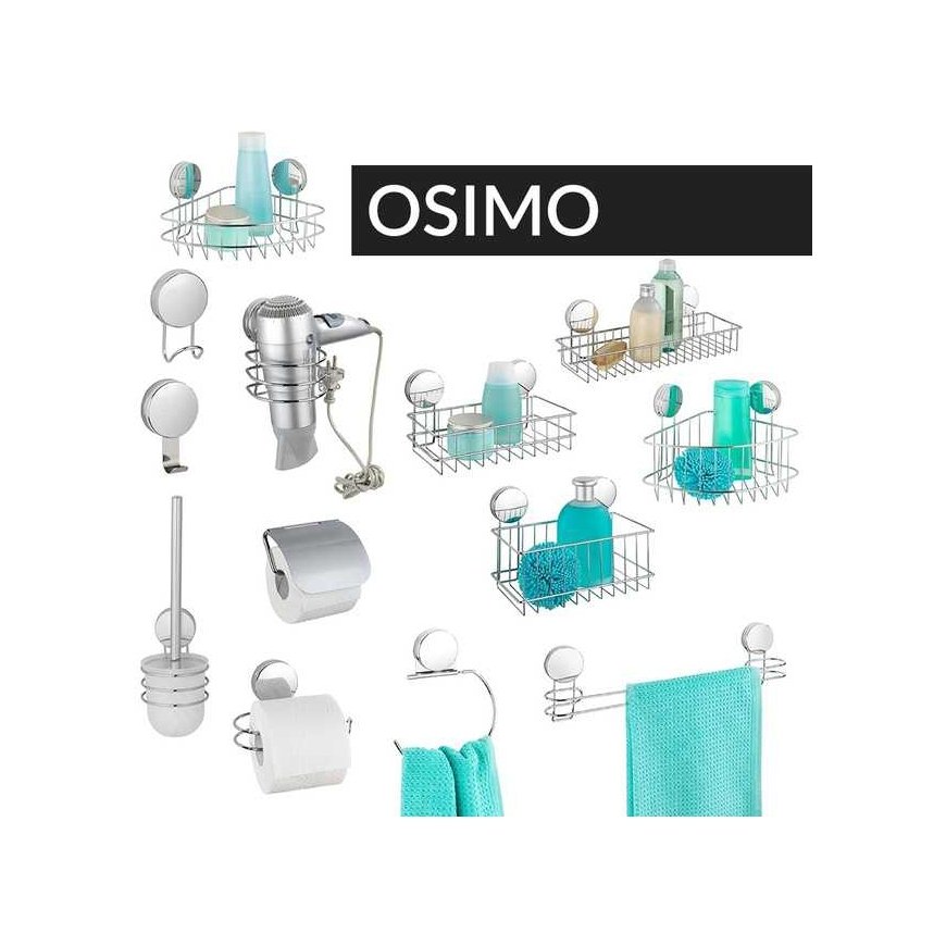 OSIMO Static-Loc hiustenkuivaajateline, kromattu teräs, WENKO – 5
