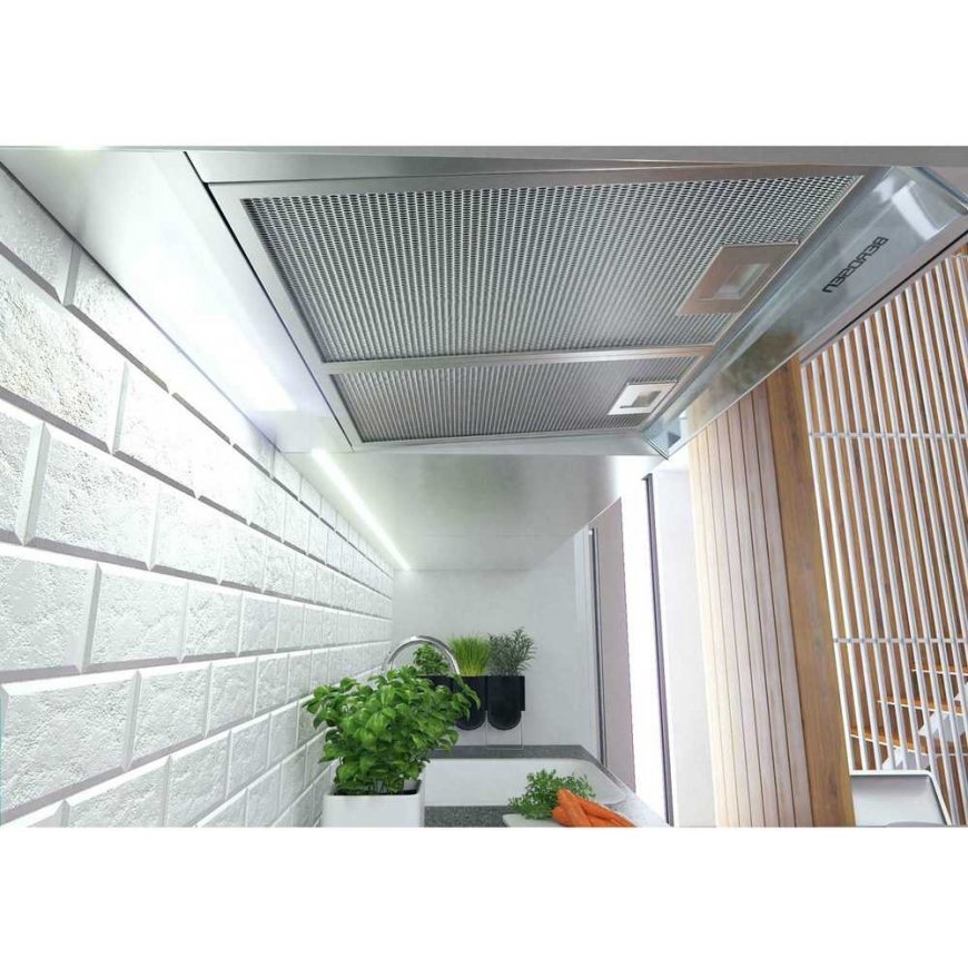 Cooker hood under the cabinet - 60 cm Berdsen BE-10-A absorber white – 4