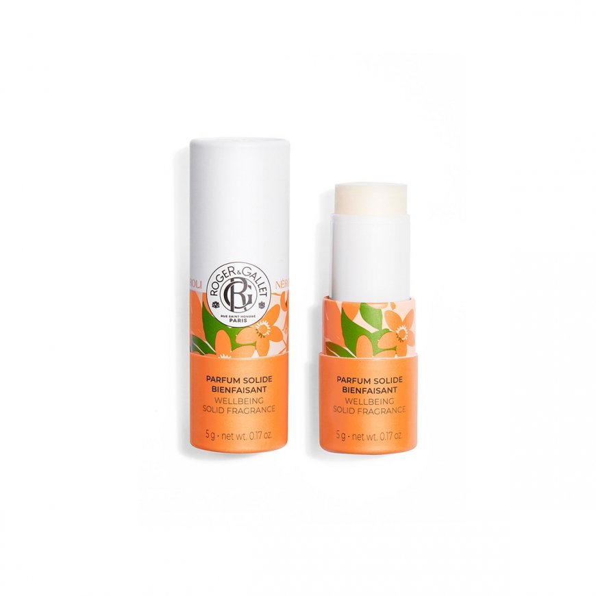 Roger & Gallet Neroli Wellbeing Solid Fragrance Stick, 5 g