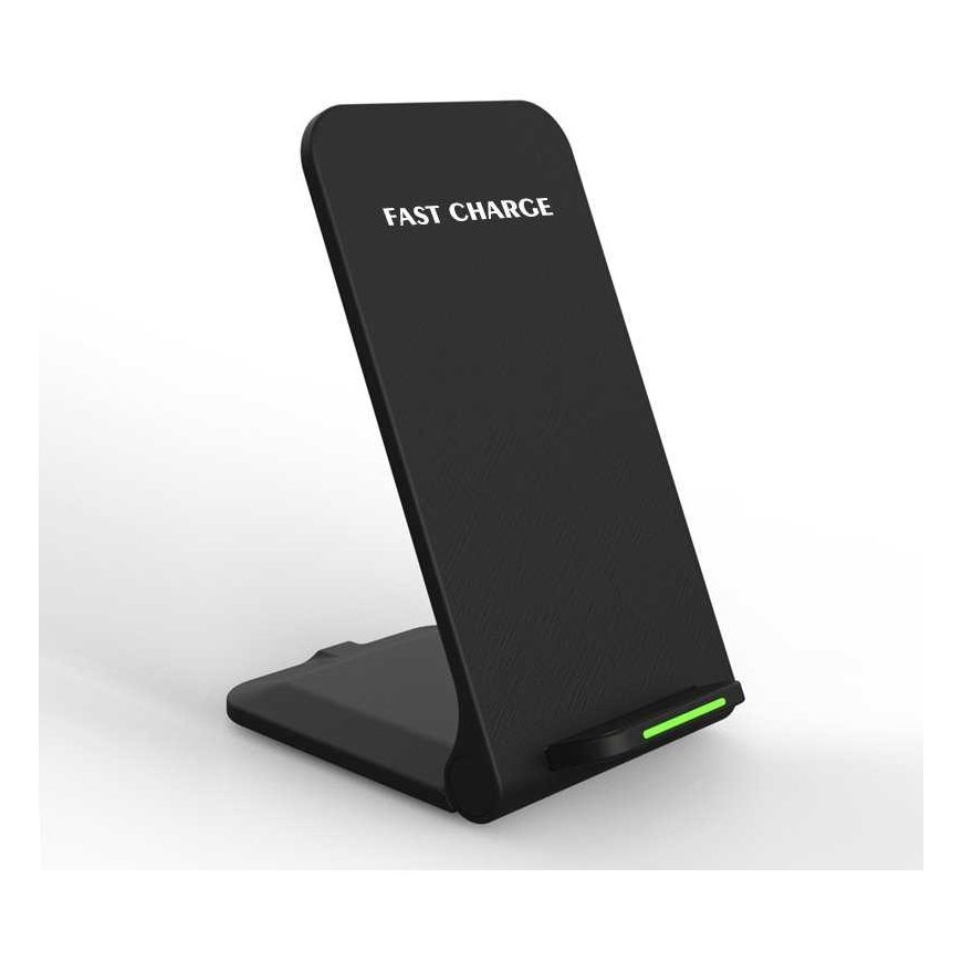 1st Cool Įkroviklis 1stCOOL 1stCOOL belaidis QI įkroviklis H18, sulankstomas stovas, USB-C, juodas – 2