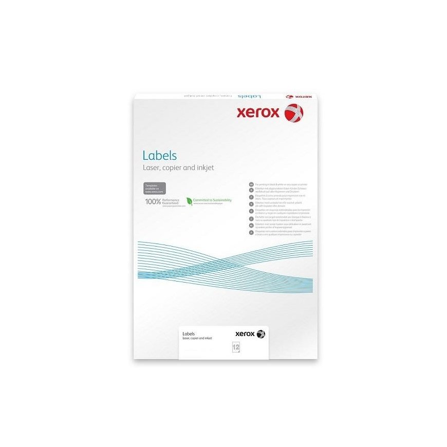 „Xerox Xerox PNT Label“ – skaidrus popierinis viršelis A4 (229 g/50 lapų, A4) – tvirtas plastikinis lipdukas – 2