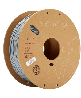Polymaker PolyTerra PLA - 1kg - 1.75mm - Fossil Pilkas
