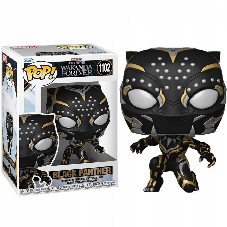 FUNKO POP! Vinilinė figūrėlė: Black Panther: Wakanda Forever - Black Panther – 5