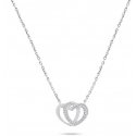 Brilio Silver Brilio Silver Decent silver heart pendant with zircons NCL83W Brilio Silver Brilio Silver Decent silver heart pendant with zircons NCL83W