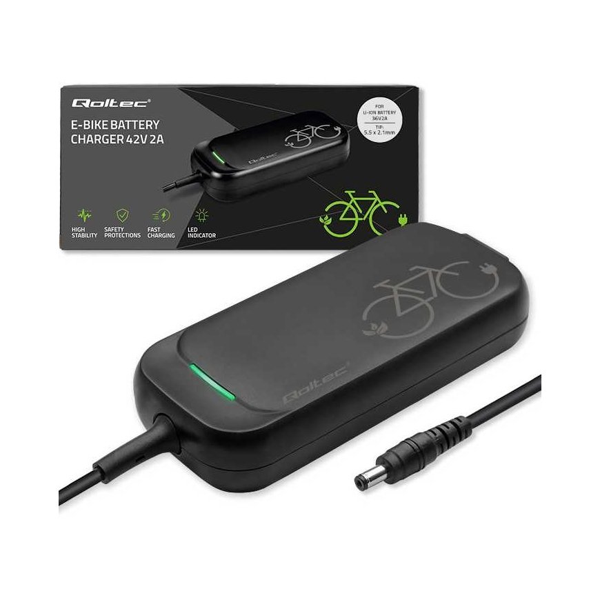 Qoltec Szybka Charger for roweru skutera
