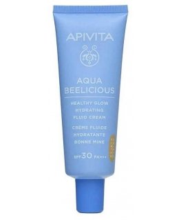 Apivita Aqua Beelicious Healthy Glow kosteuttava nestevoide SPF 30, 40 ml