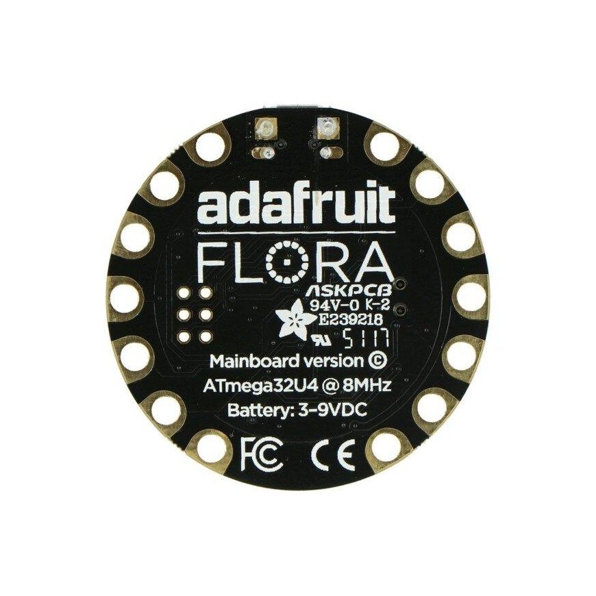 FLORA smart clothing controller, compatible with Arduino, Adafruit 659 – 3