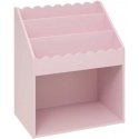 Children's bookshelf WAVE with ruffles, 48 x 32 x 60 cm Children's bookshelf WAVE with ruffles, 48 x 32 x 60 cm