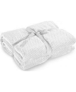 Plaid DecoKing Henry, white, 150 cm x 200 cm