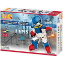 Japanese educational constructor LaQ "Robot Lapis" (310 parts, 10 "Hamacron" parts (wheels and axles), 4 schemes, 7 colors) Japanese educational constructor LaQ "Robot Lapis" (310 parts, 10 "Hamacron" parts (wheels and axles), 4 schemes, 7 colors)