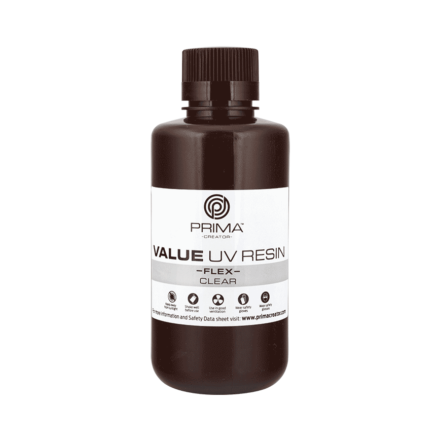 PrimaCreator Value Flex UV Resin - 500 ml - Kirkas – 2
