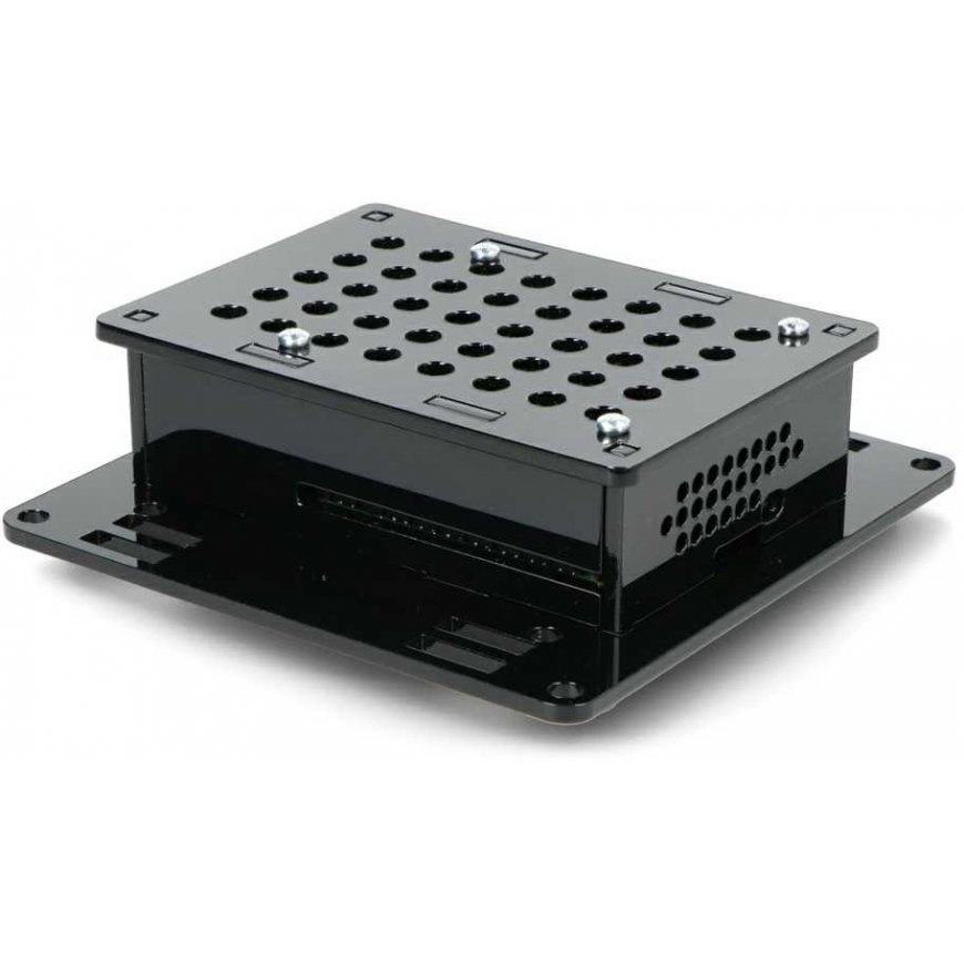 Gravlaser Dėklas Raspberry Pi 5 Vesa v2 tvirtinimui ant monitoriaus - juodas – 3