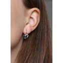 Beneto Beautiful silver earrings with hearts AGUC1766 Beneto Beautiful silver earrings with hearts AGUC1766