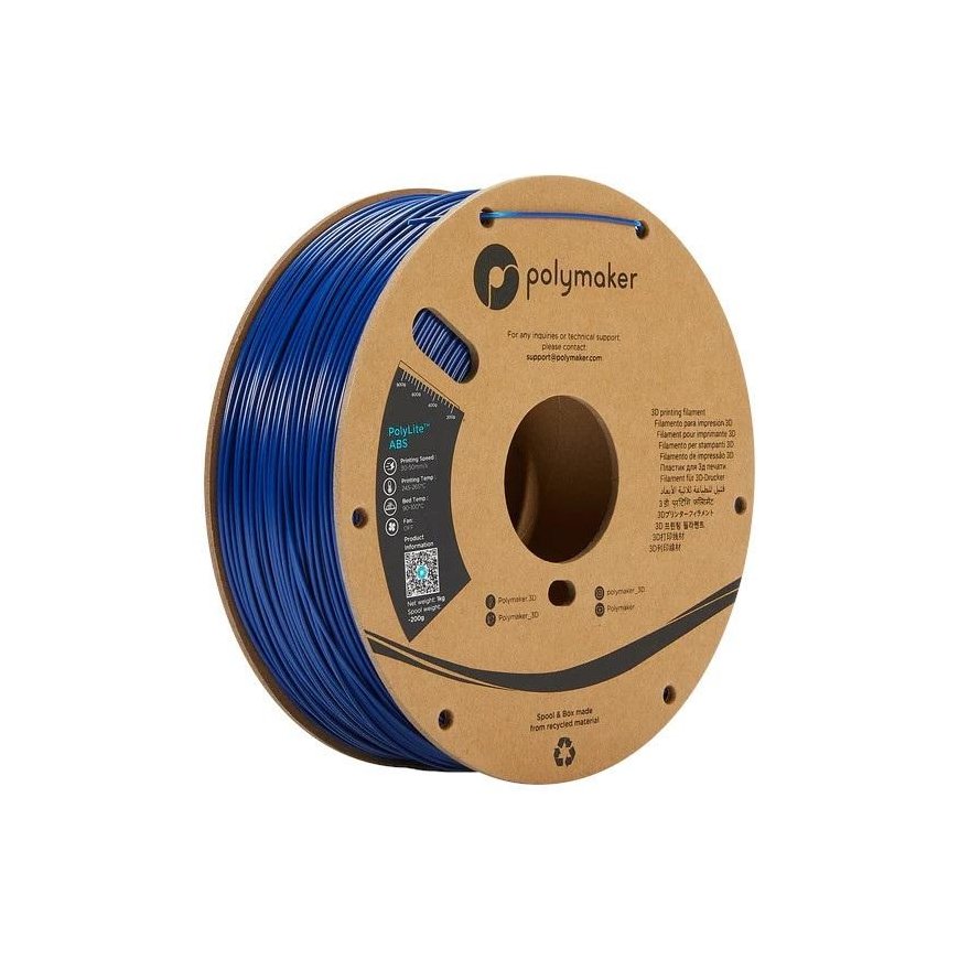 Muovinen PolyLite ABS - 1,75 mm - 1 kg - Sininen