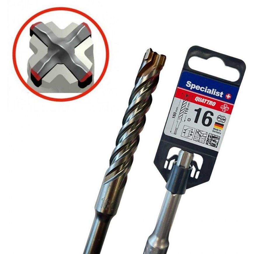 SPECIALIST+ square drill bit QUATTRO, 16/110x160 mm – 2