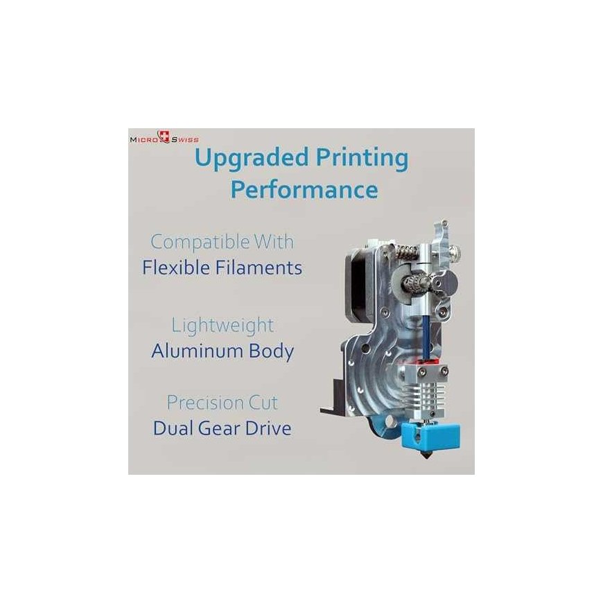 Micro Swiss Direct Drive Extruder with Hotend for Creality CR-10/Ender 3 printers – 5
