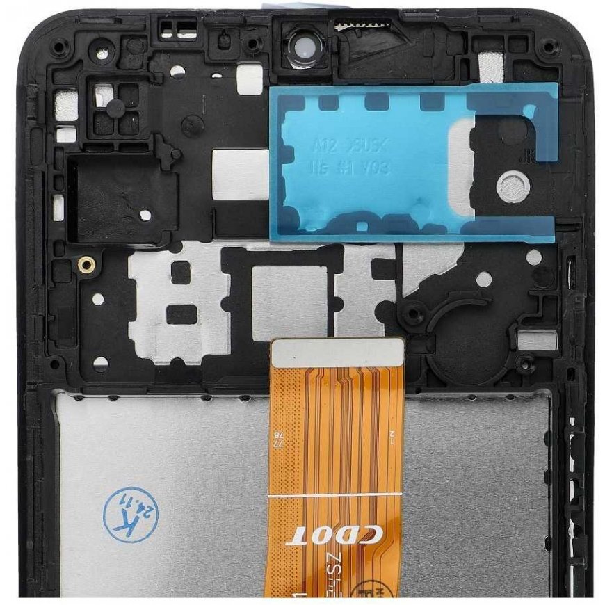 NCC LCD-näyttö SAMSUNG A12 A125F/U/W/M OEM:lle kehyksellä – 2