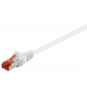 Goobay CAT 6 Patch Cable S/FTP (PiMF), white Goobay CAT 6 Patch Cable S/FTP (PiMF), white