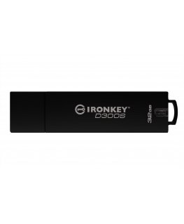 Kingston Technology IronKey D300S USB zibatmiņa 32 GB USB Type-A 3.2 Gen 1 (3.1 Gen 1) Melns