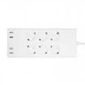 LogiLink SH0105 išmanus ilgintuvas 6 AC išvestis(ys / čių) F tipas 1,8 m 4 2400 W Balta LogiLink SH0105 išmanus ilgintuvas 6 AC išvestis(ys / čių) F tipas 1,8 m 4 2400 W Balta