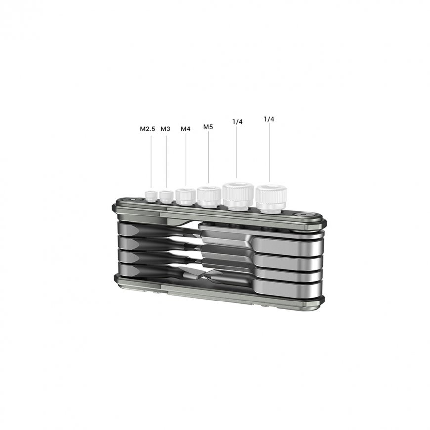 SmallRig 2713 мультиинструмент Карманный 9 инструменты Серебристый – 4