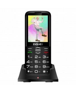 Evolveo EasyPhone 8595683203531 мобильный телефон 7,11 cm (2.8") 113 g Черный Телефон для пожилых людей