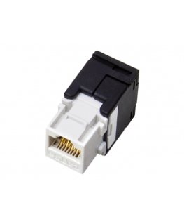 Alantec MB001 liitinjohto RJ45 musta, Valkoinen