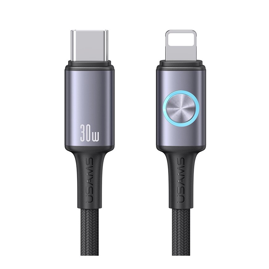Kabel USAMS Huan Series SJ753 30W USB-C do USB-C 1,2 m tarnish – 2